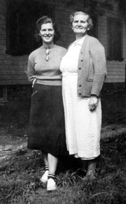 Hazel and Gertrude Scott Dunbrack 1938